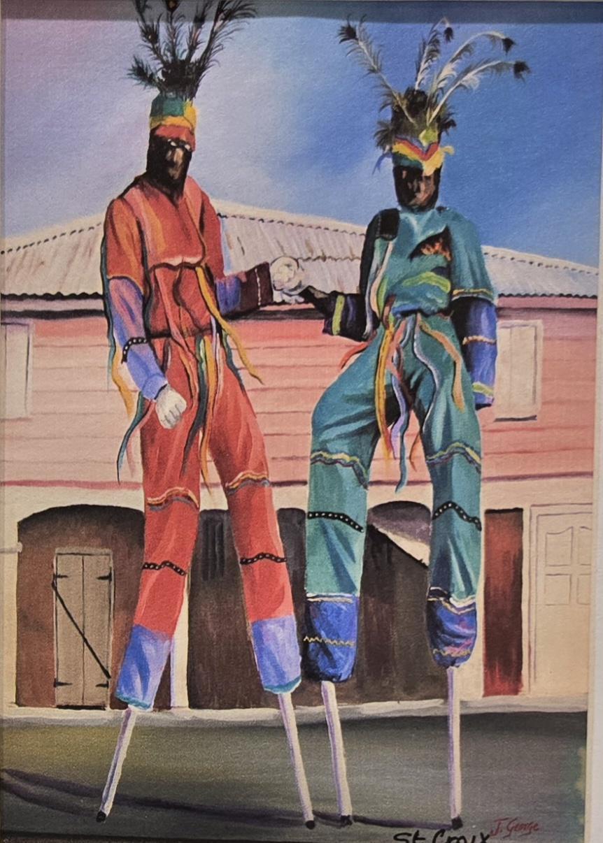 Joffre George - Red and Green Moko