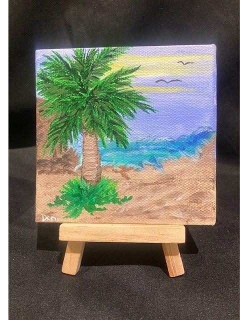 Denise Trombino - Palm & Beach Painting