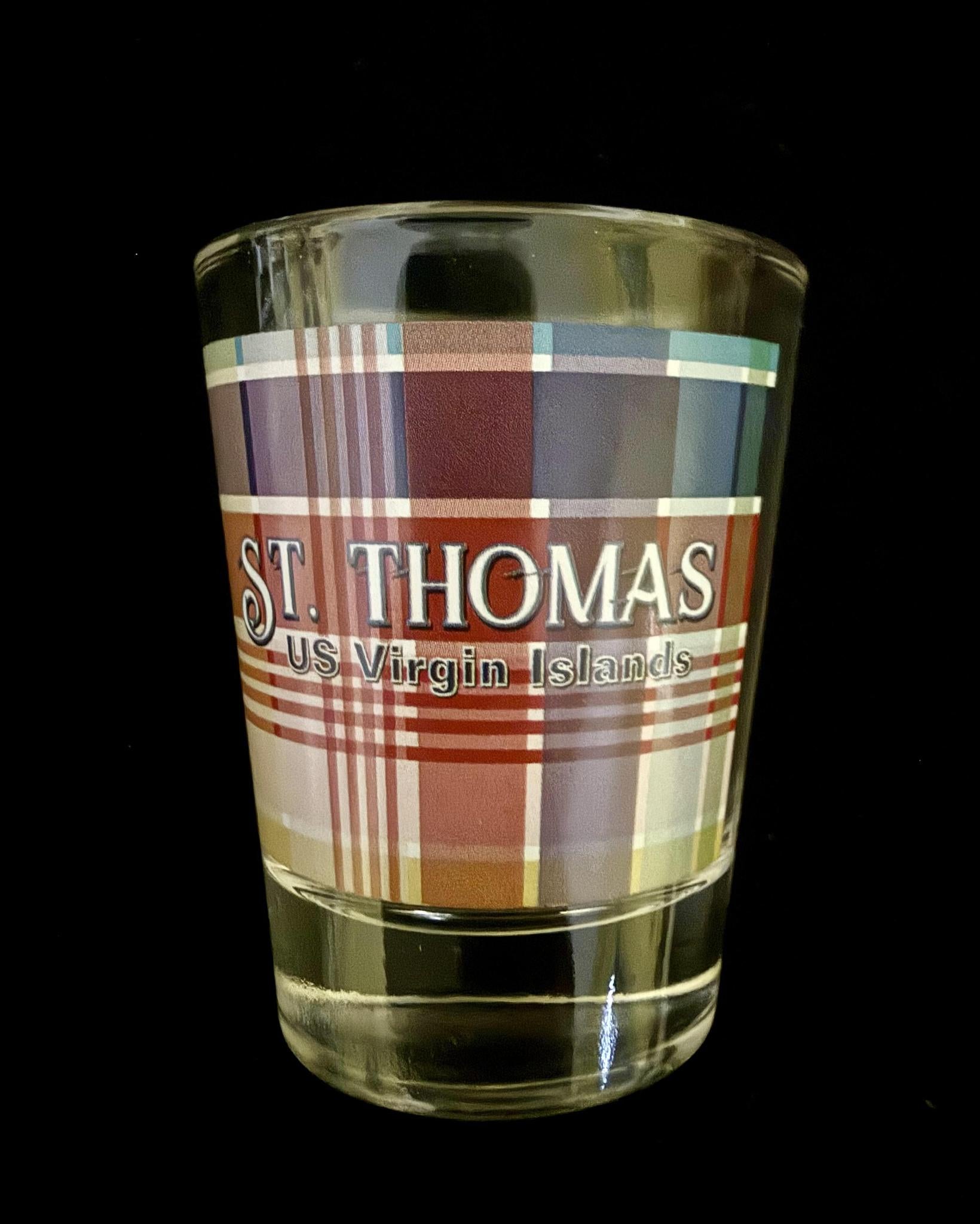 Homeland Collections St. Thomas -  Madras Shot Glasses