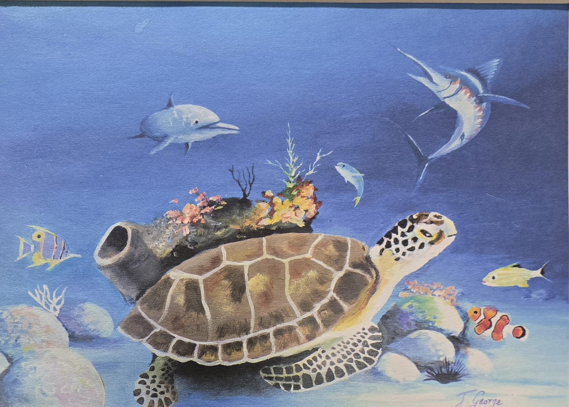 Joffre George - Turtle and Dolphin