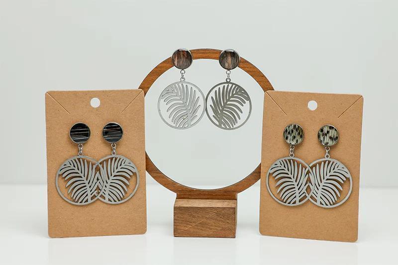 Brittany Ragland -  Tropical Palm Earrings