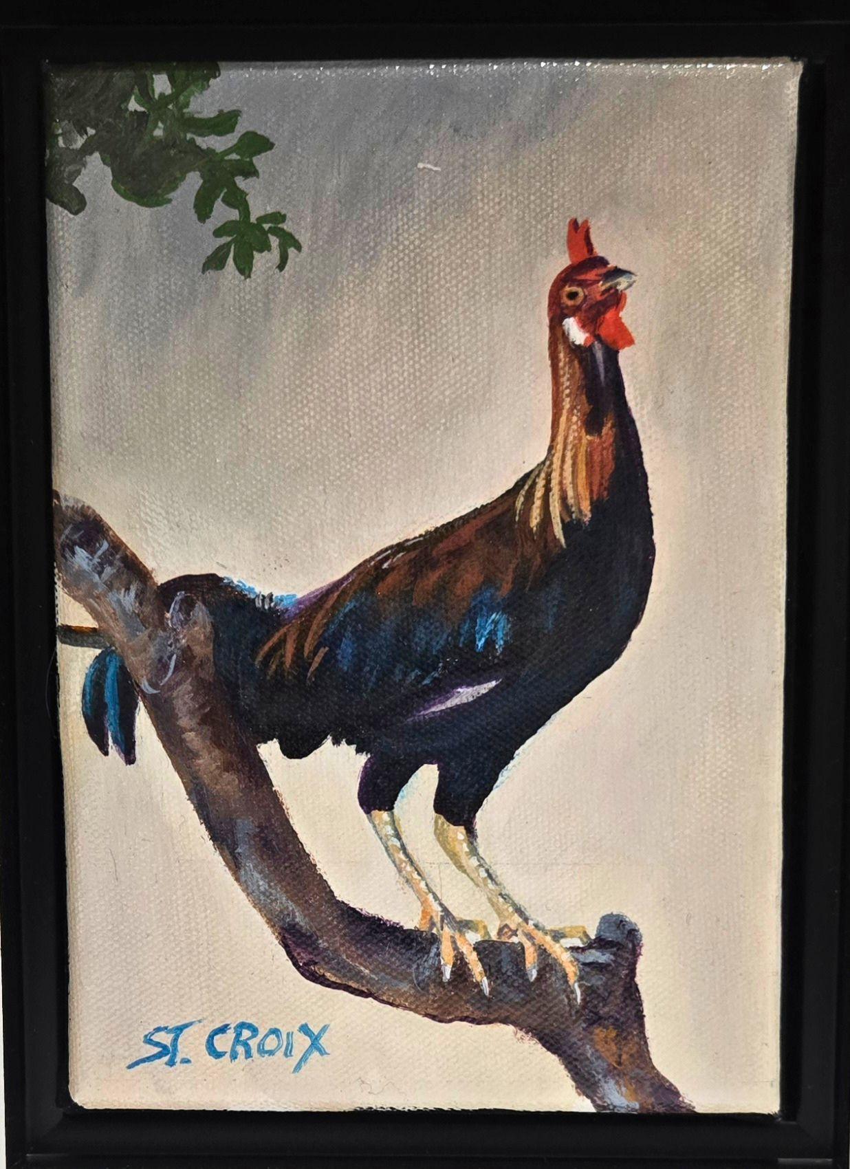 Steve Weidert - Rooster on a Tree