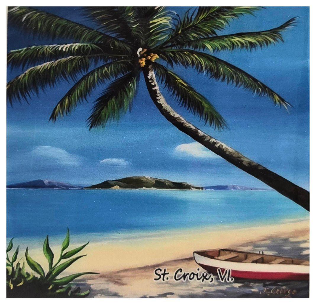 Joffre George - Red Boat & Palm