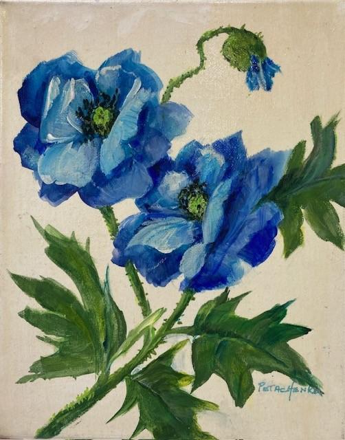 Dolores Petachenko - Blue Poppies