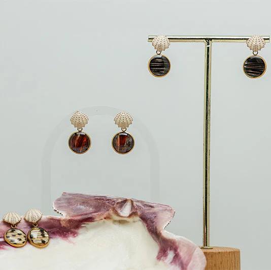 Brittany Ragland - Faux Mini Scallop Earrings