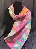 Yemaya Rice-Jones - Hand Dyed Silk Scarf #10