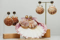 Bittany Ragland - Scallop Shell Statement Earrings