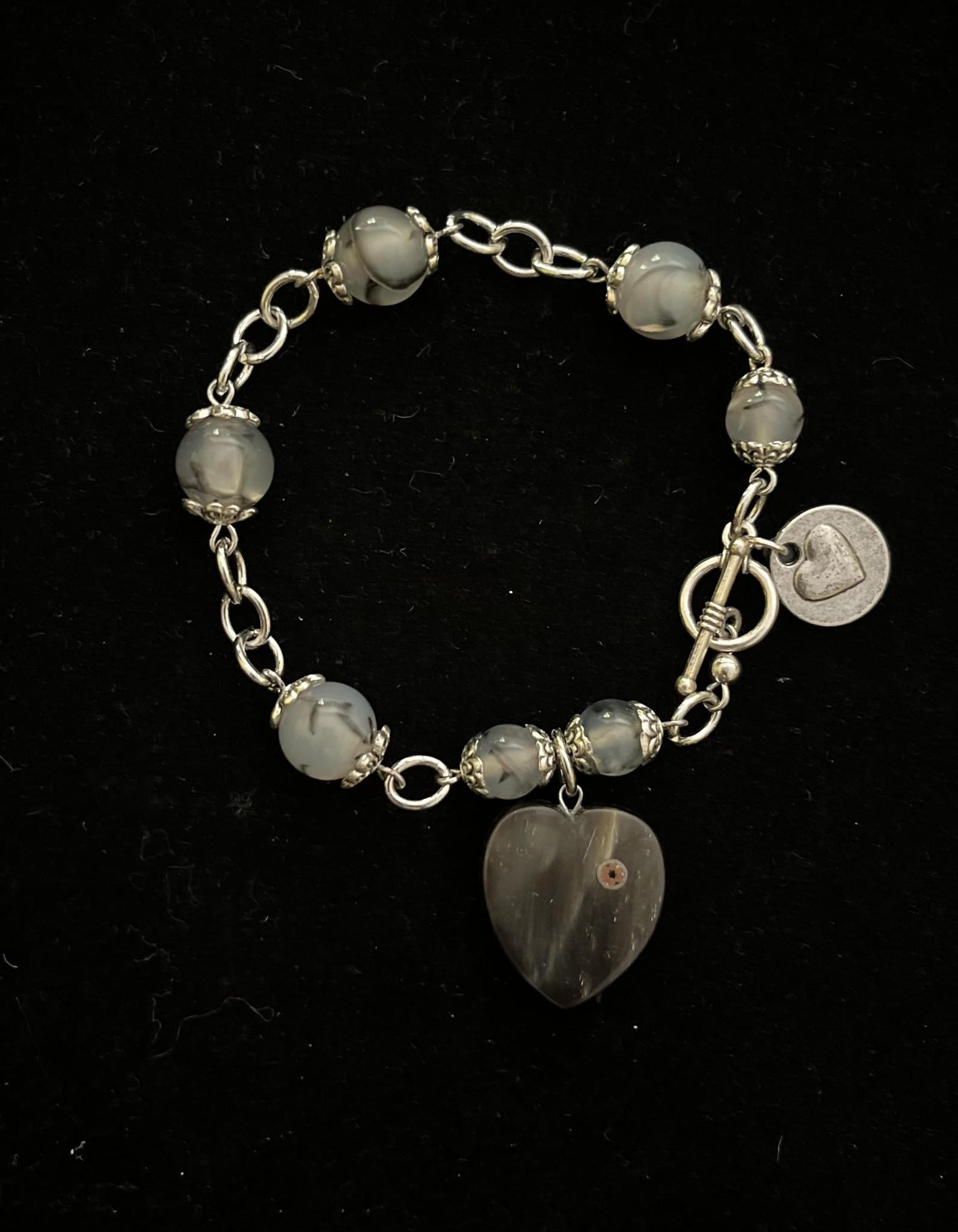 Shelley Silverlight - Love is the Answer Collection - Water Buffalo Horn Heart