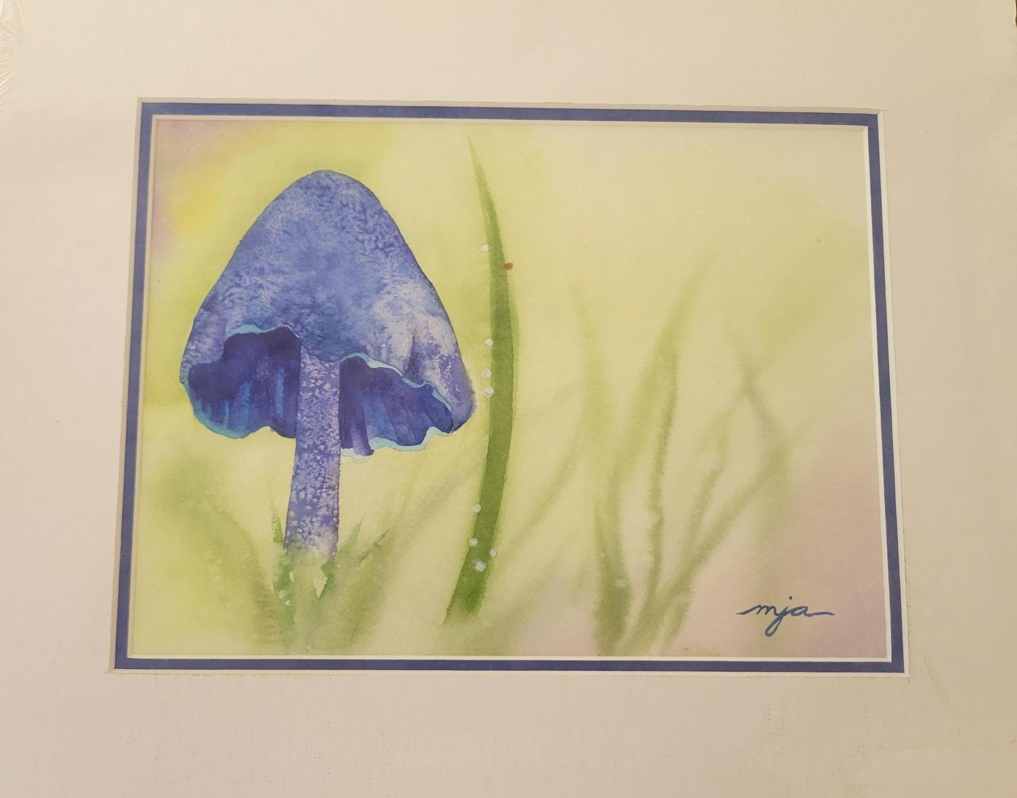 Jane Akin - Blue Mushroom