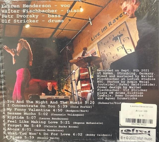 Lauren Henderson -  Live in Europe CD