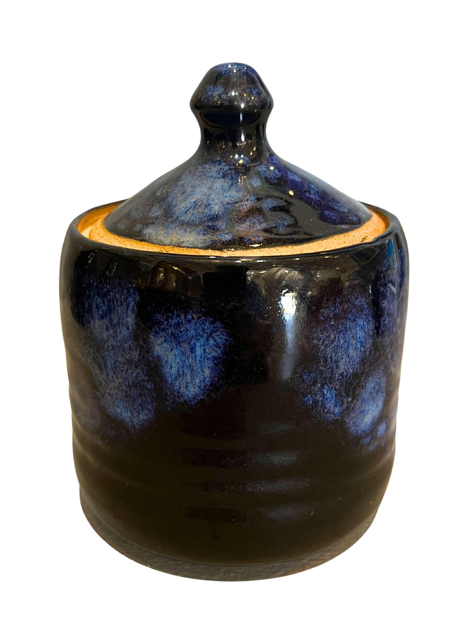 Theodore Mabbatt - Black Lidded Jar