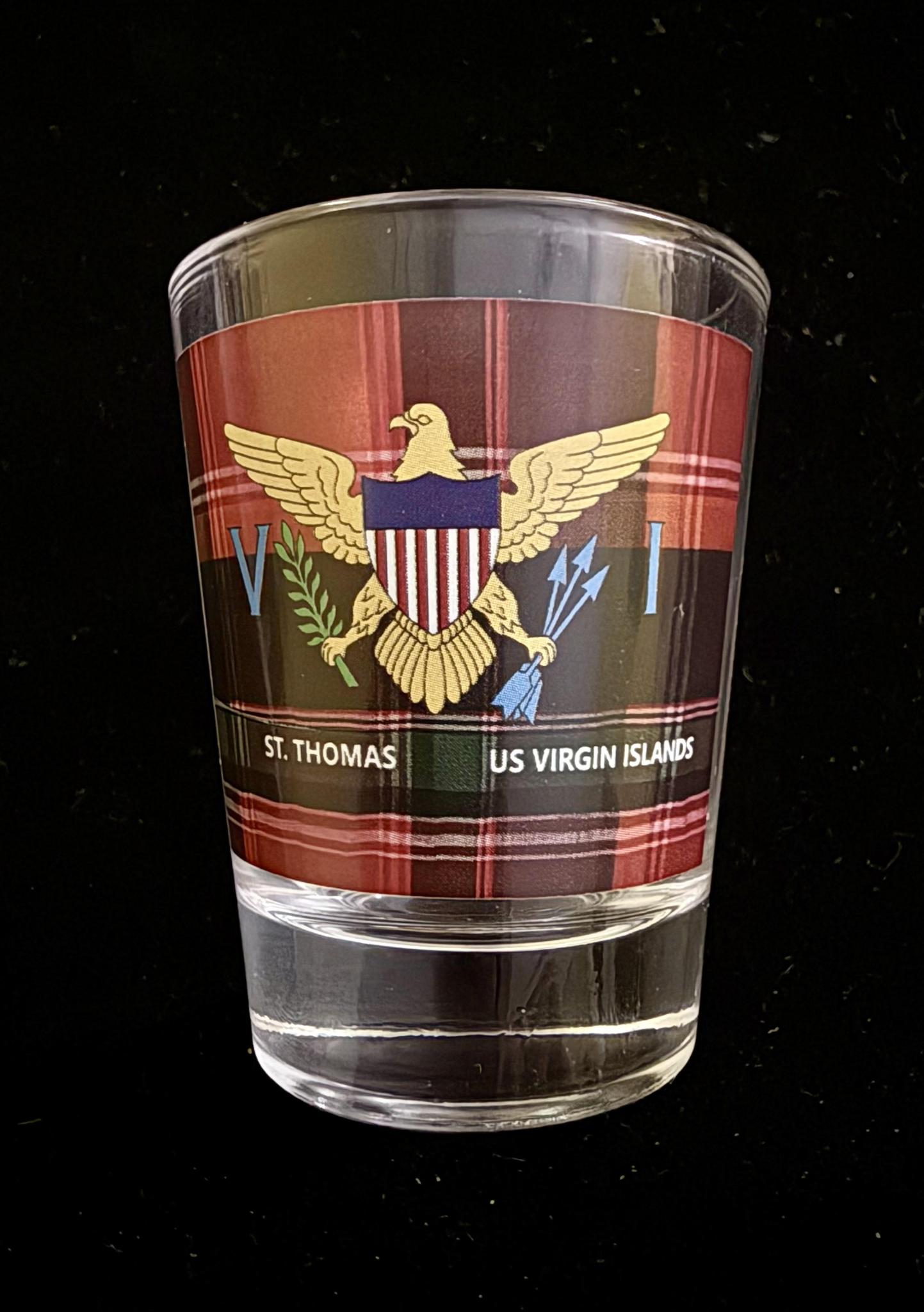 Homeland Collections St. Thomas -  Madras Shot Glasses