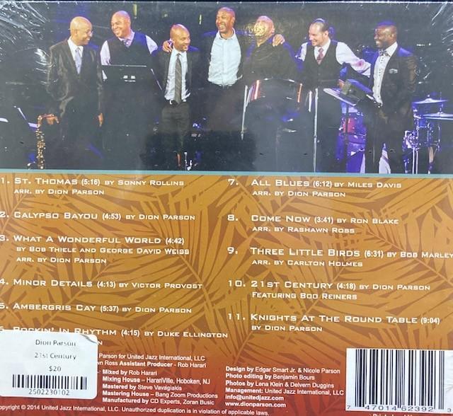 Dion Parson - St Thomas CD