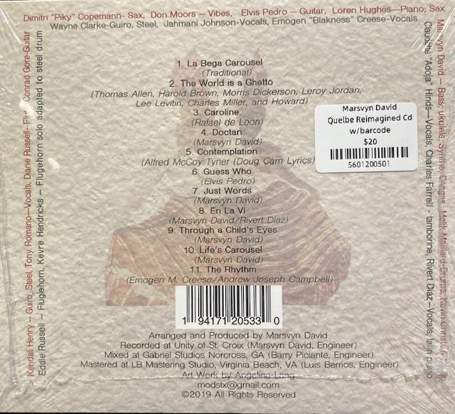 Marsvyn David - Quelbe Reimagined CD w/Bar code