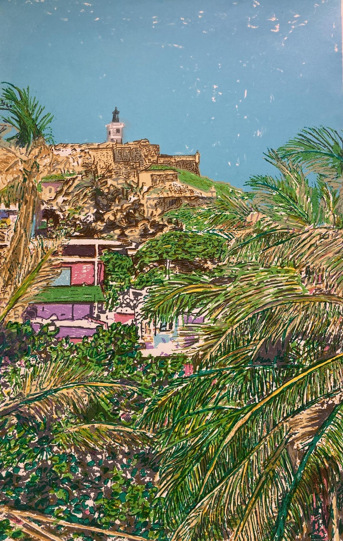 Martinez Geigel - Serogufia  "El Morro desde el San Cristobal"