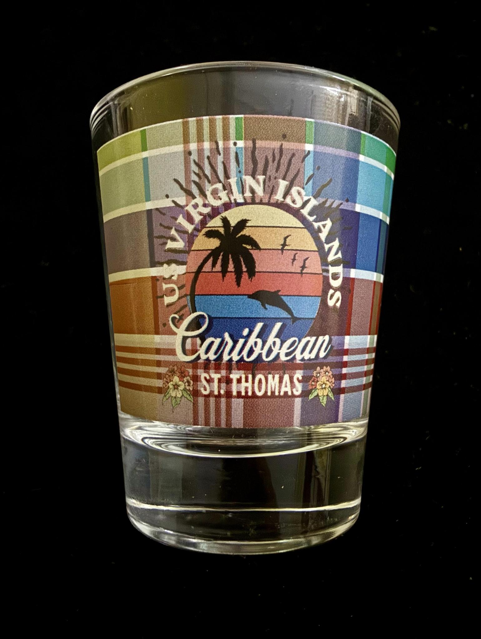 Homeland Collections St. Thomas -  Madras Shot Glasses